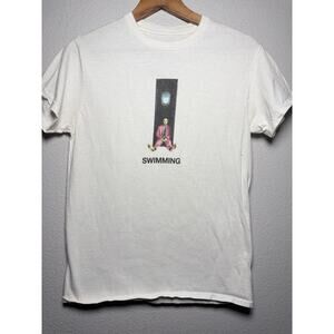 Mac Miller Swimming Graphic T Shirt White Album Tracklist Tee Size Small